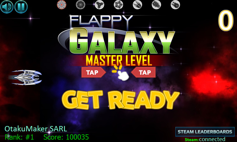 Flappy Galaxy : Master Level