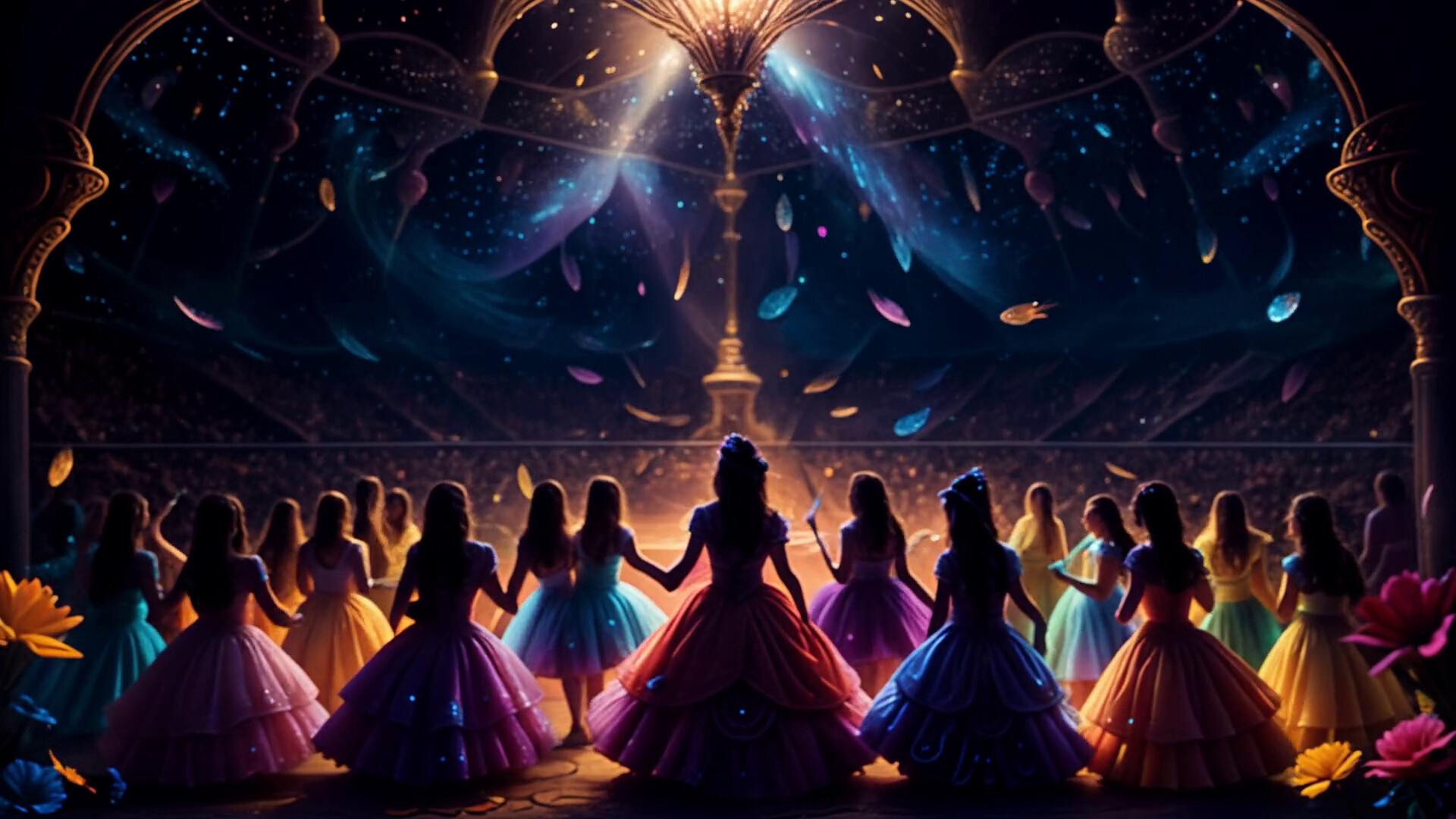 AI-VJ - Dancing Crowds Visuals