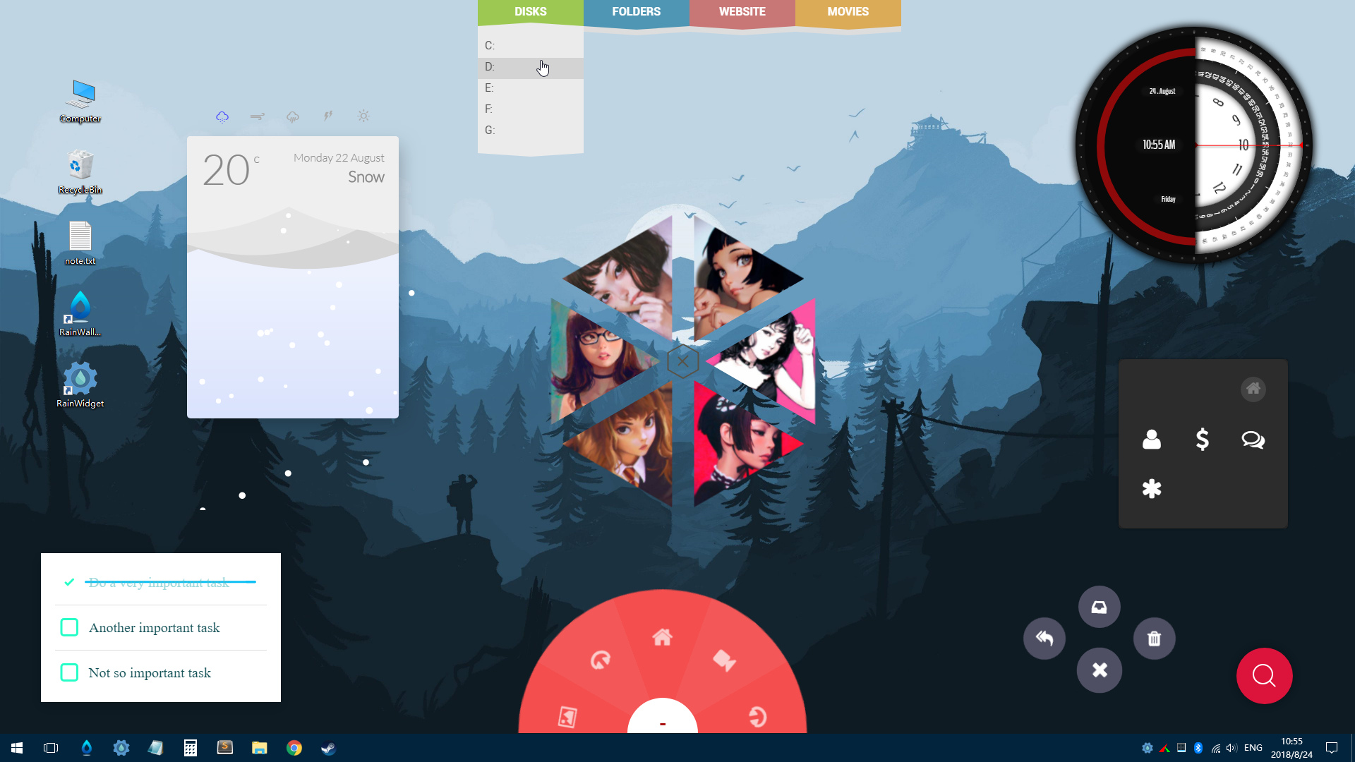 RainWidget