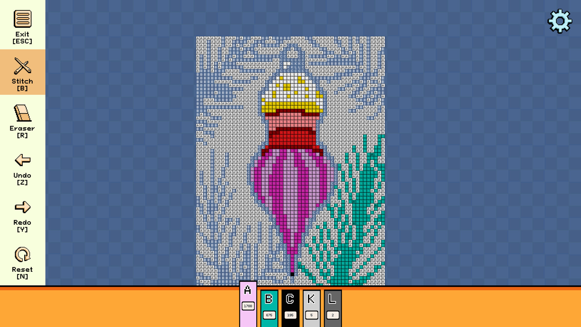 Pixel Cross Stitch - Christmas Baubles Pack 3