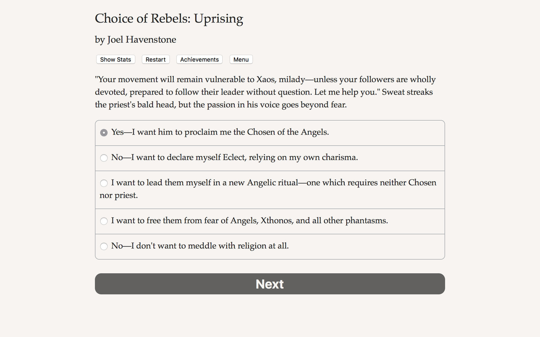 Choice of Rebels: Uprising Demo
