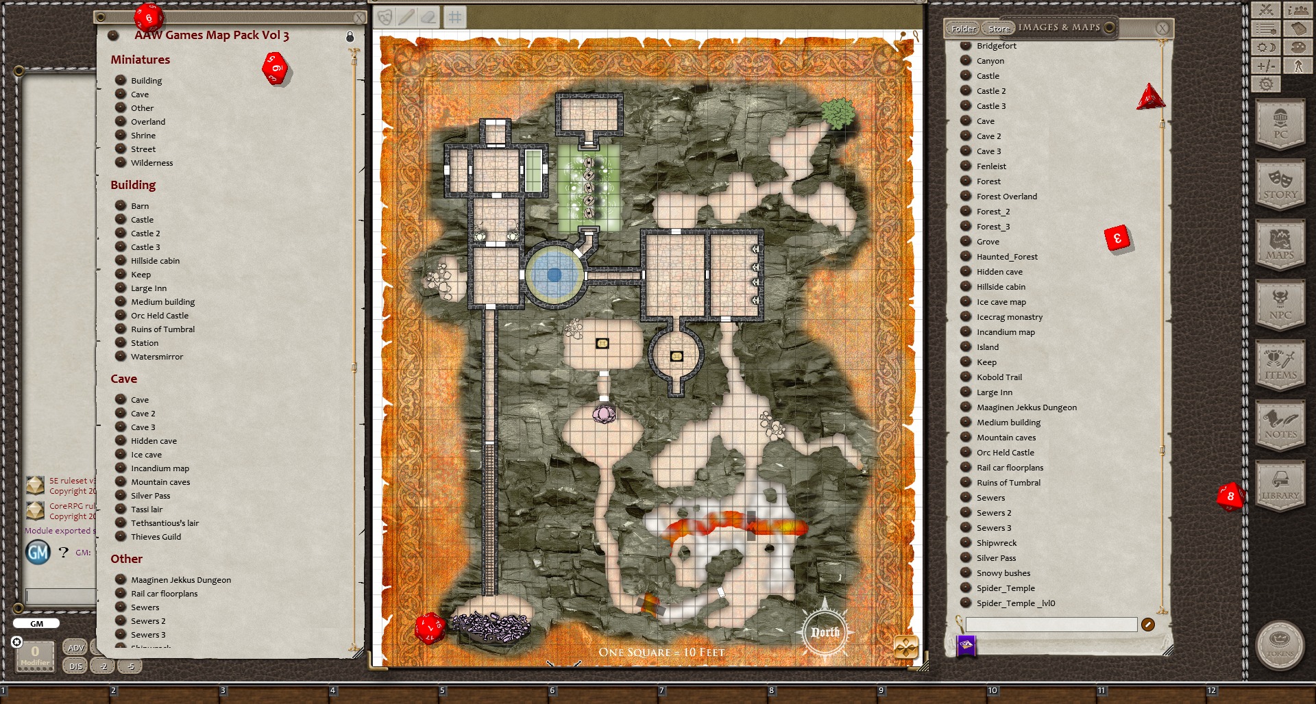 Fantasy Grounds - AAW Map Pack Vol 3