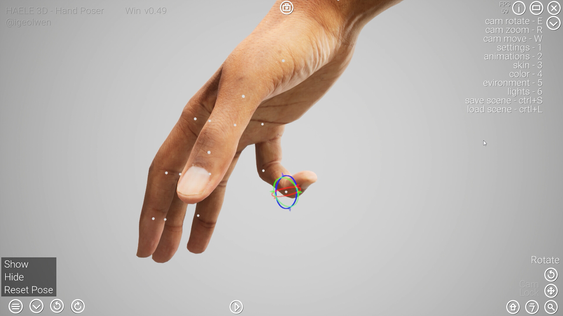 HAELE 3D - Hand Poser Pro