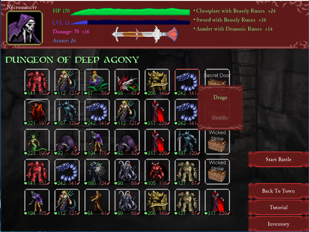 Sort Battle: Dungeon