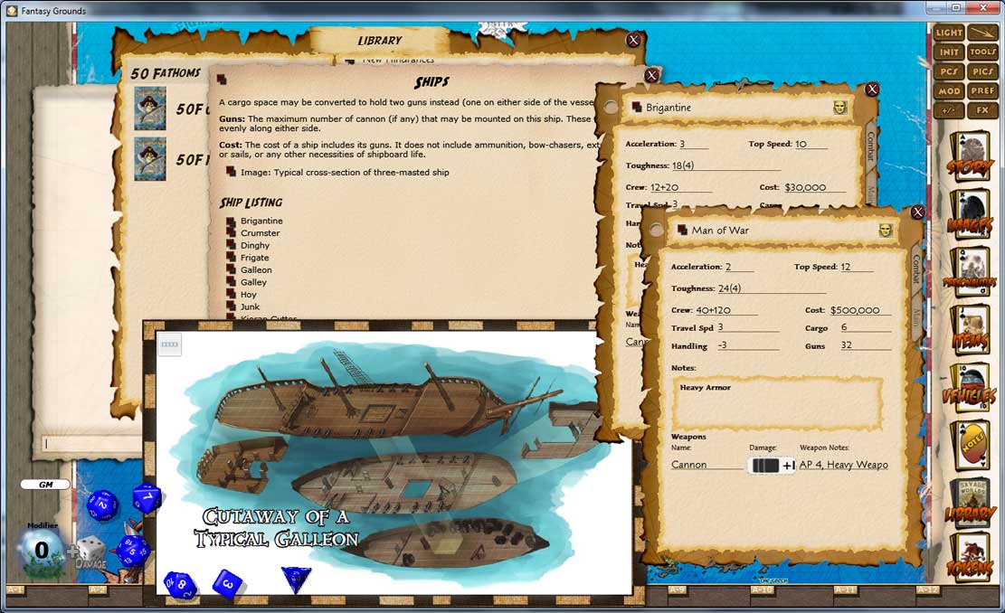 Fantasy Grounds - 50 Fathoms (Savage Worlds)