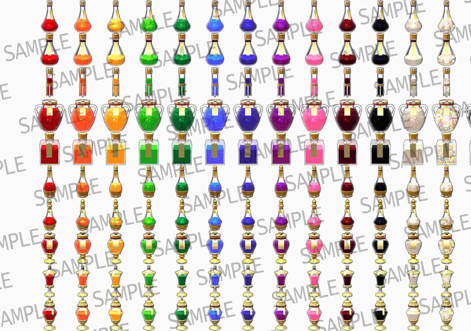 RPG Maker VX Ace - Potions Asset Pack 4K Vol 2