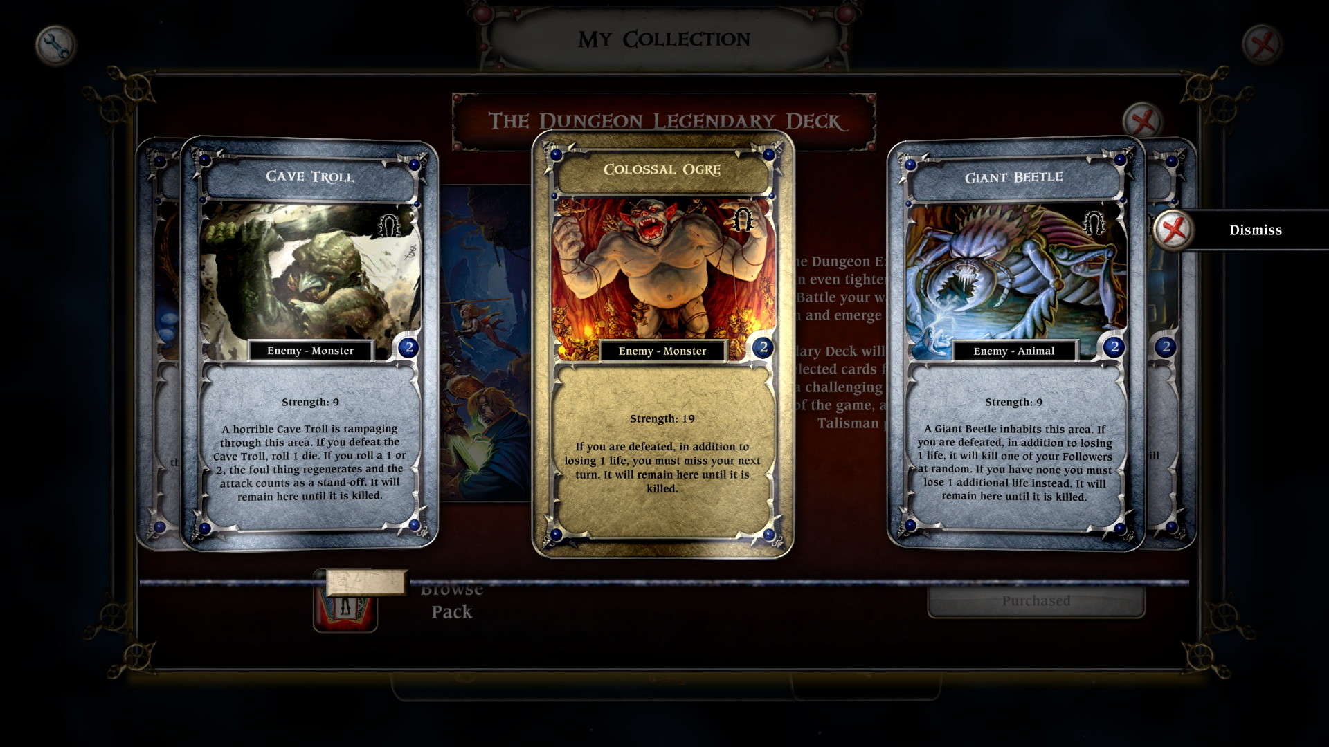 Talisman - The Dungeon Expansion: Legendary Deck