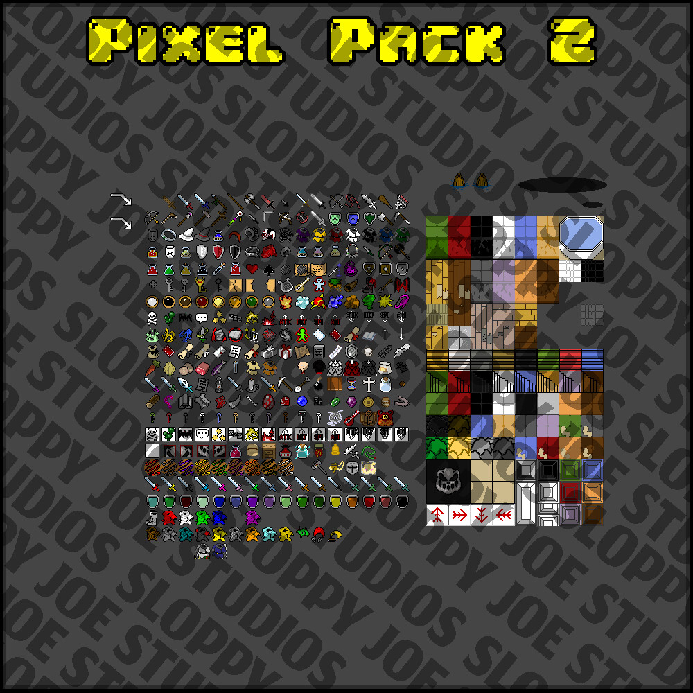 RPG Maker MZ - Pixel Pack 2 Characters - Faces - Sideview Enemies