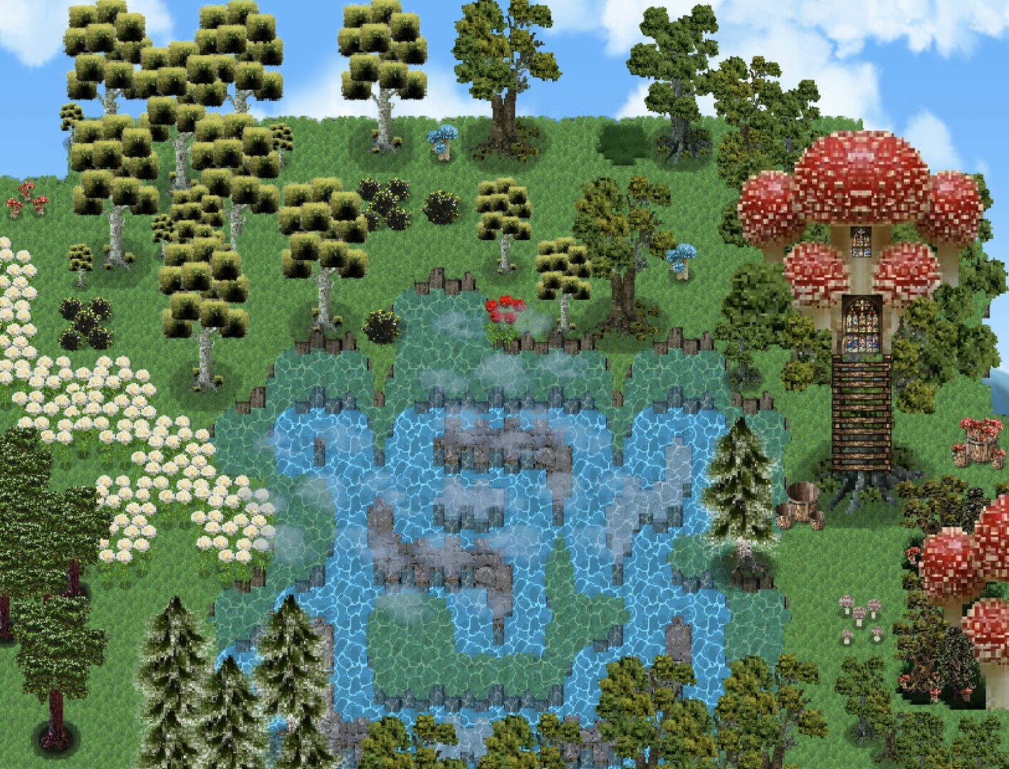 RPG Maker MZ - NEONPIXEL - Mixed Tile Assets