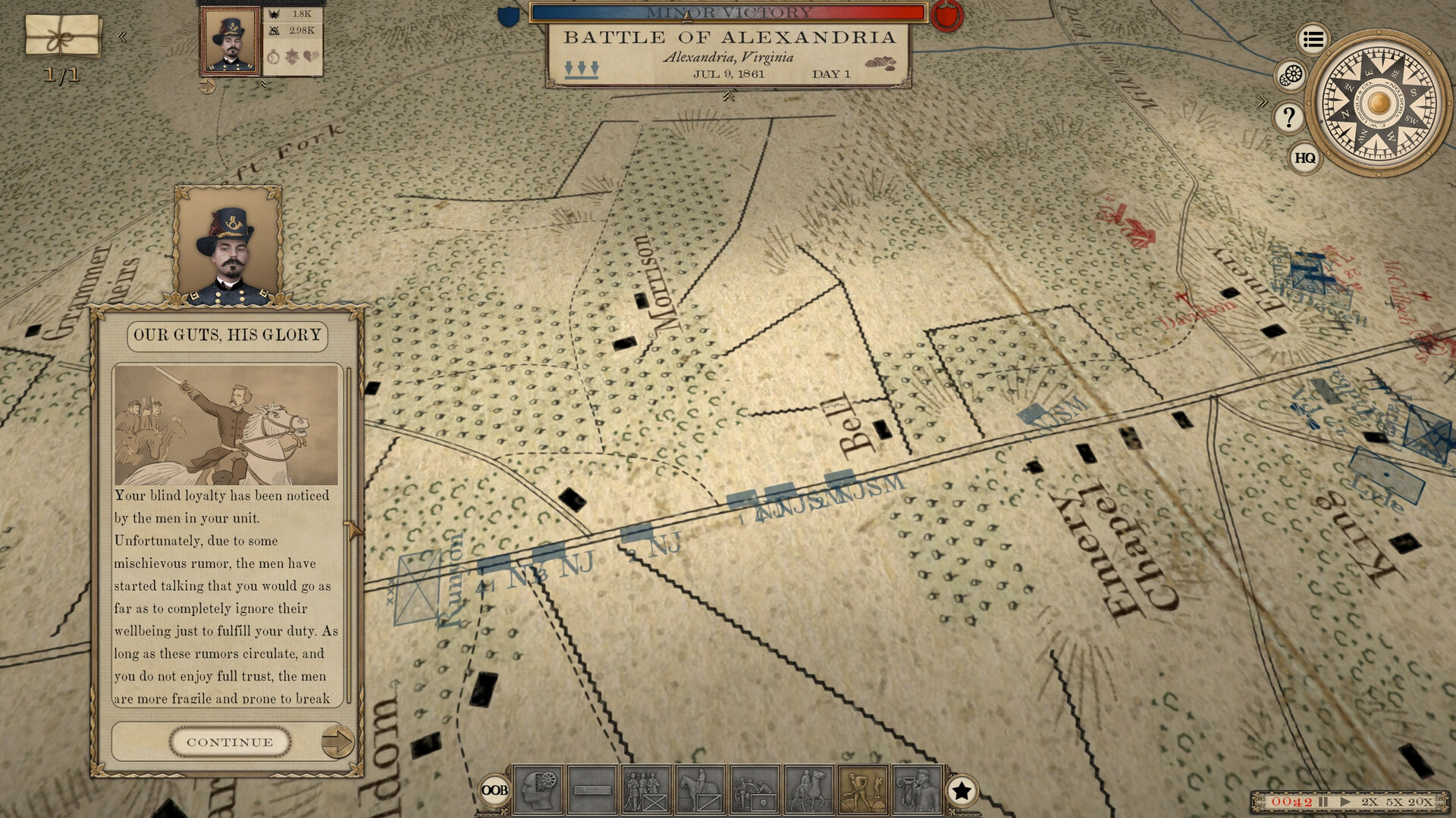Grand Tactician: The Civil War - Whiskey & Lemons