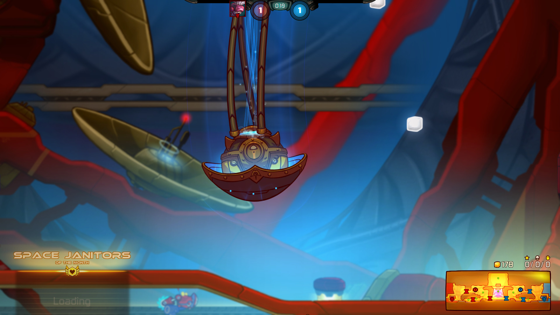 Blue Medusa - Awesomenauts Droppod