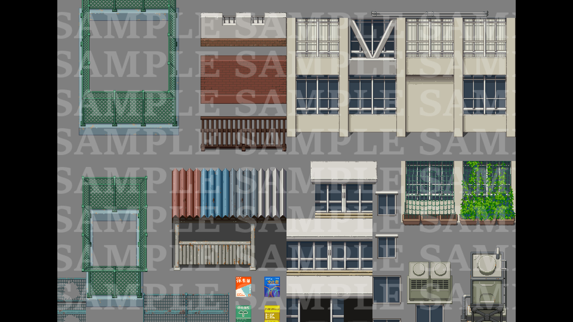 RPG Maker MV - DorapixelMapChips - Modern JP Schools