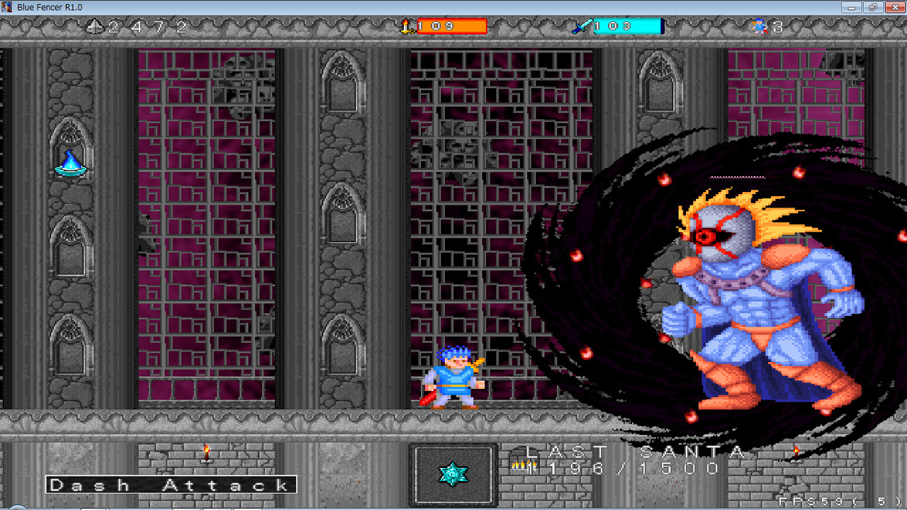 Blue fencer Resurrection