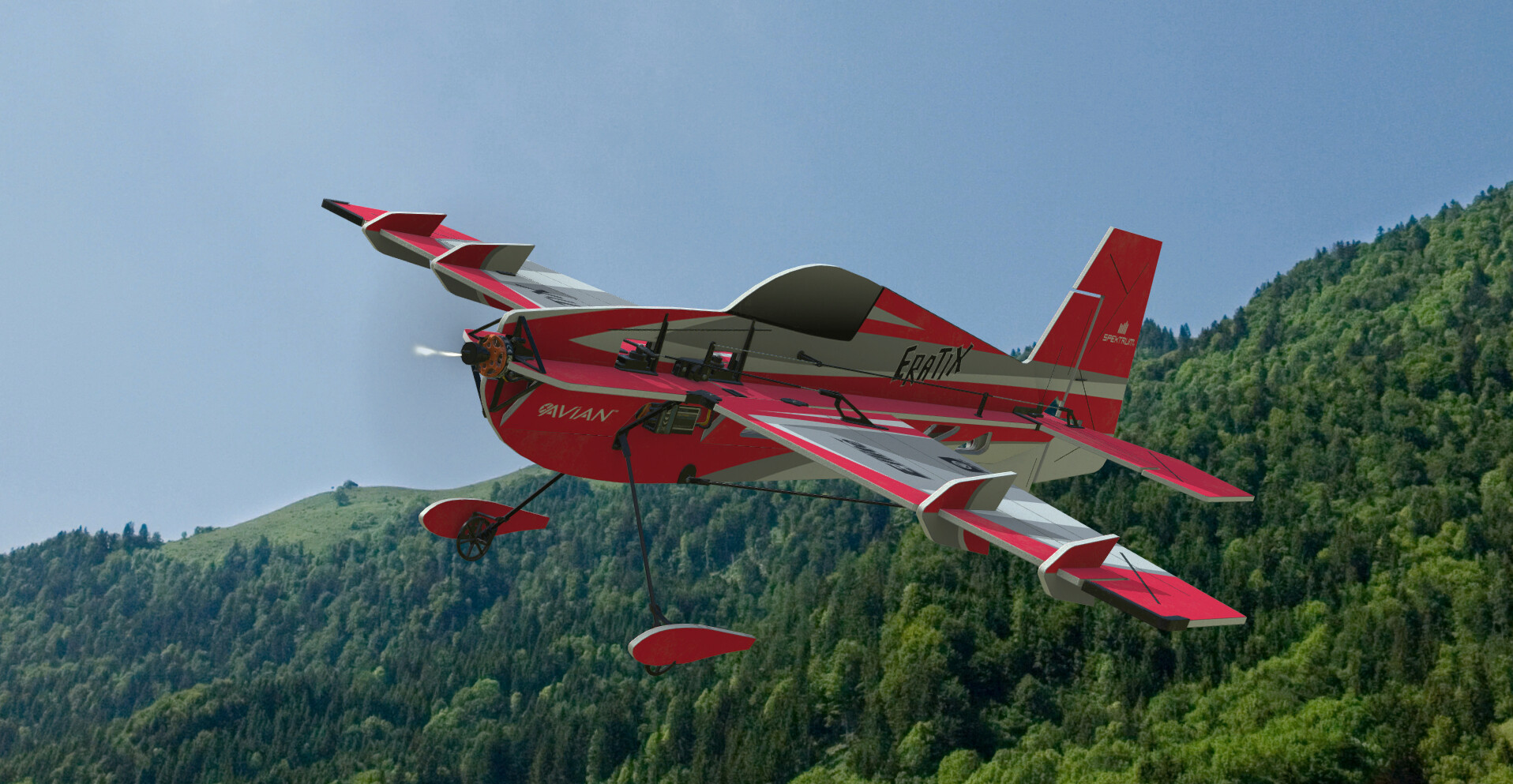 RealFlight Evolution - E-flite Eratix 3D Flat Foamy 860mm