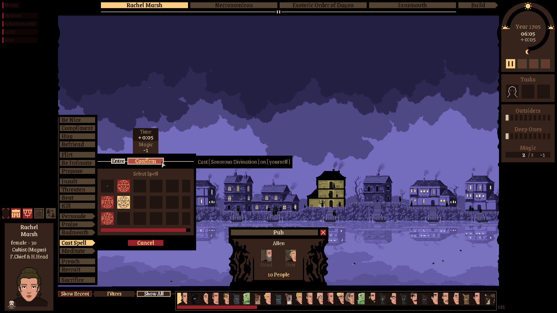 Marry a Deep One: Innsmouth Simulator