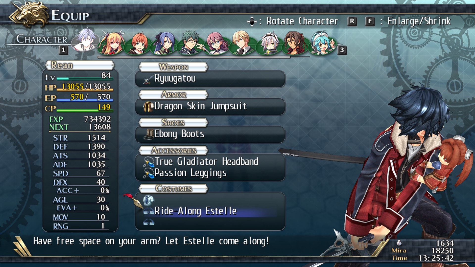 The Legend of Heroes: Trails of Cold Steel II - All Ride-Alongs