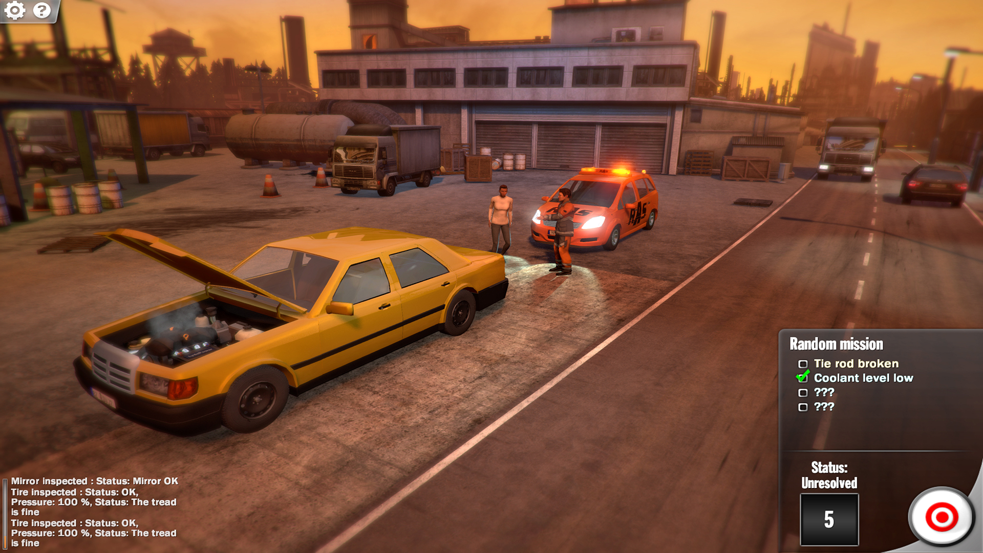 Roadside Assistance Simulator