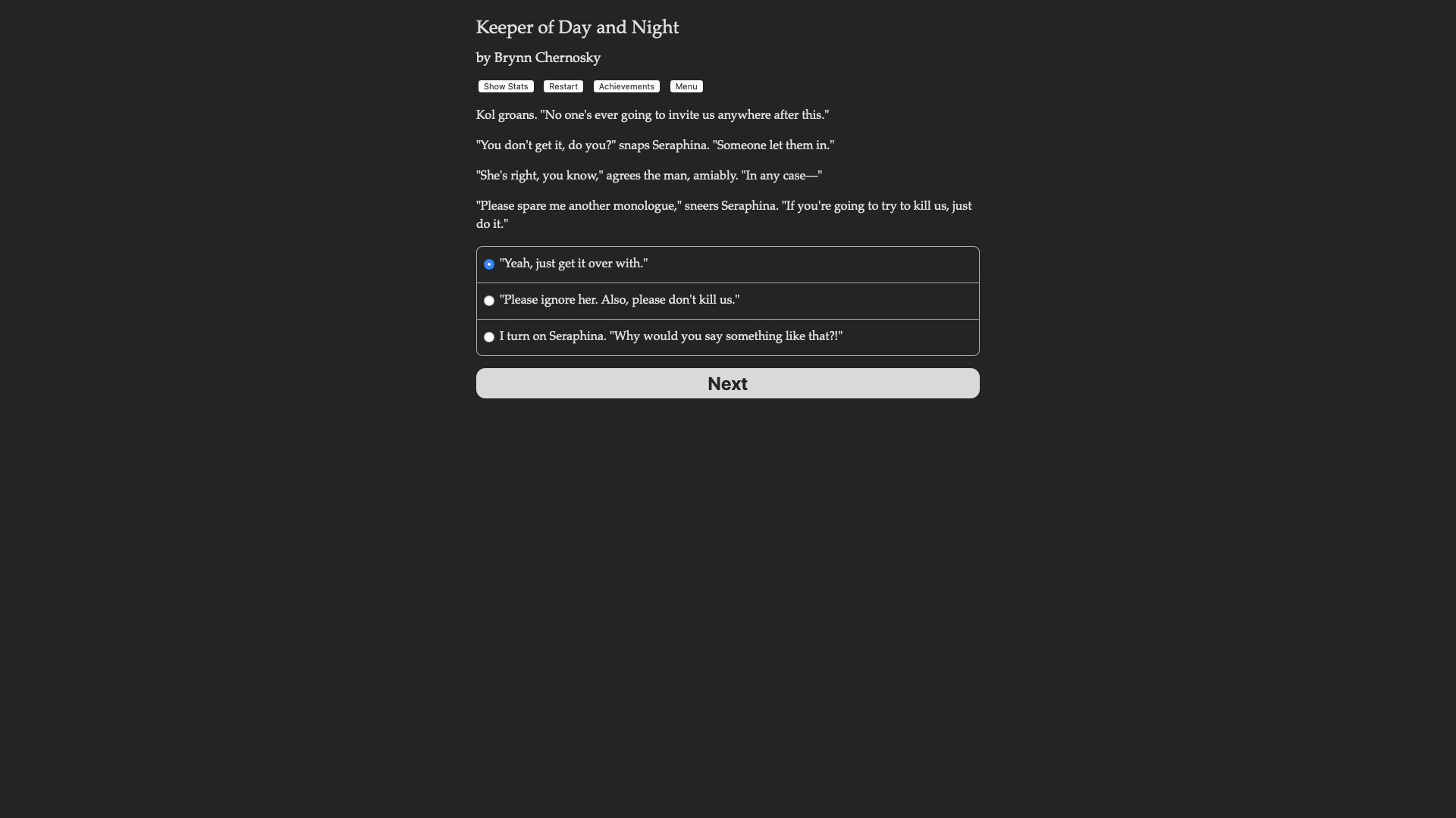 Keeper of the Day and Night Demo