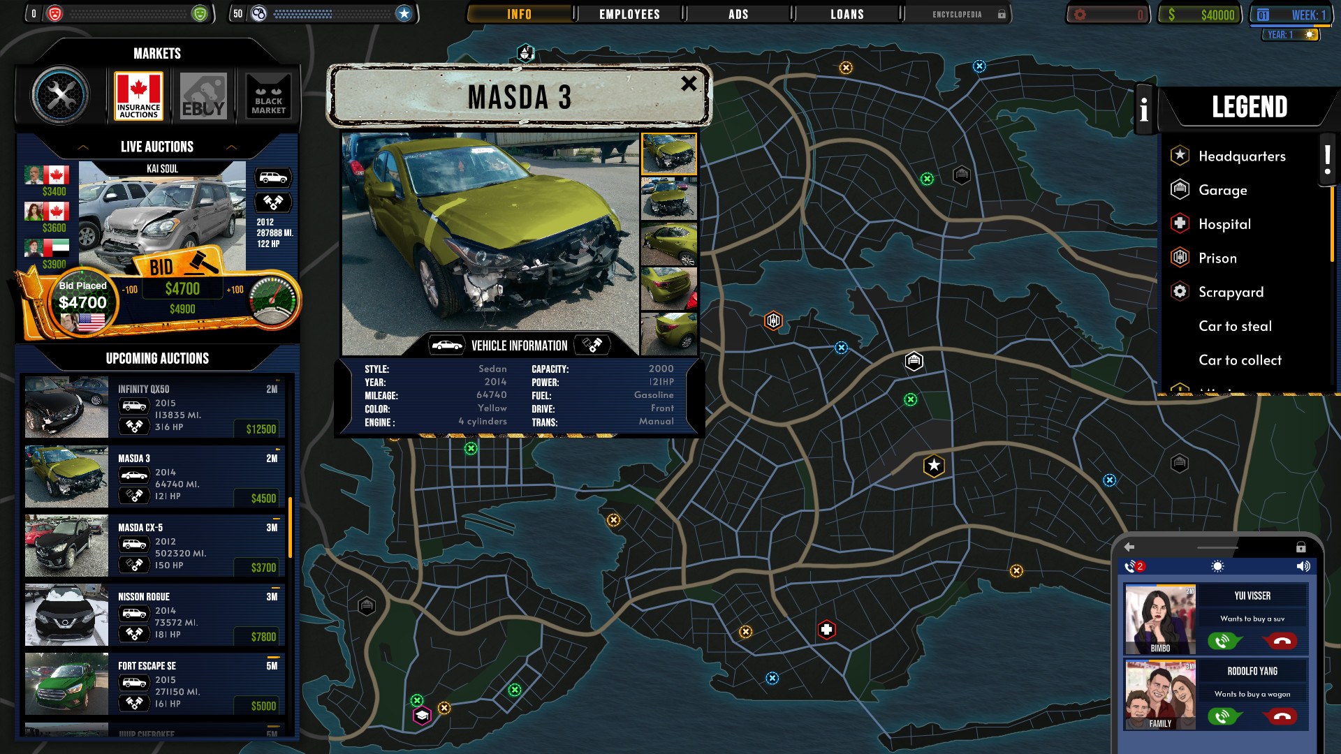 Car Trader Simulator - Welcome to the Business