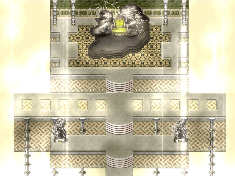 RPG Maker MZ - KR Elemental Dungeon Tileset - Dark Light Lightning Metal