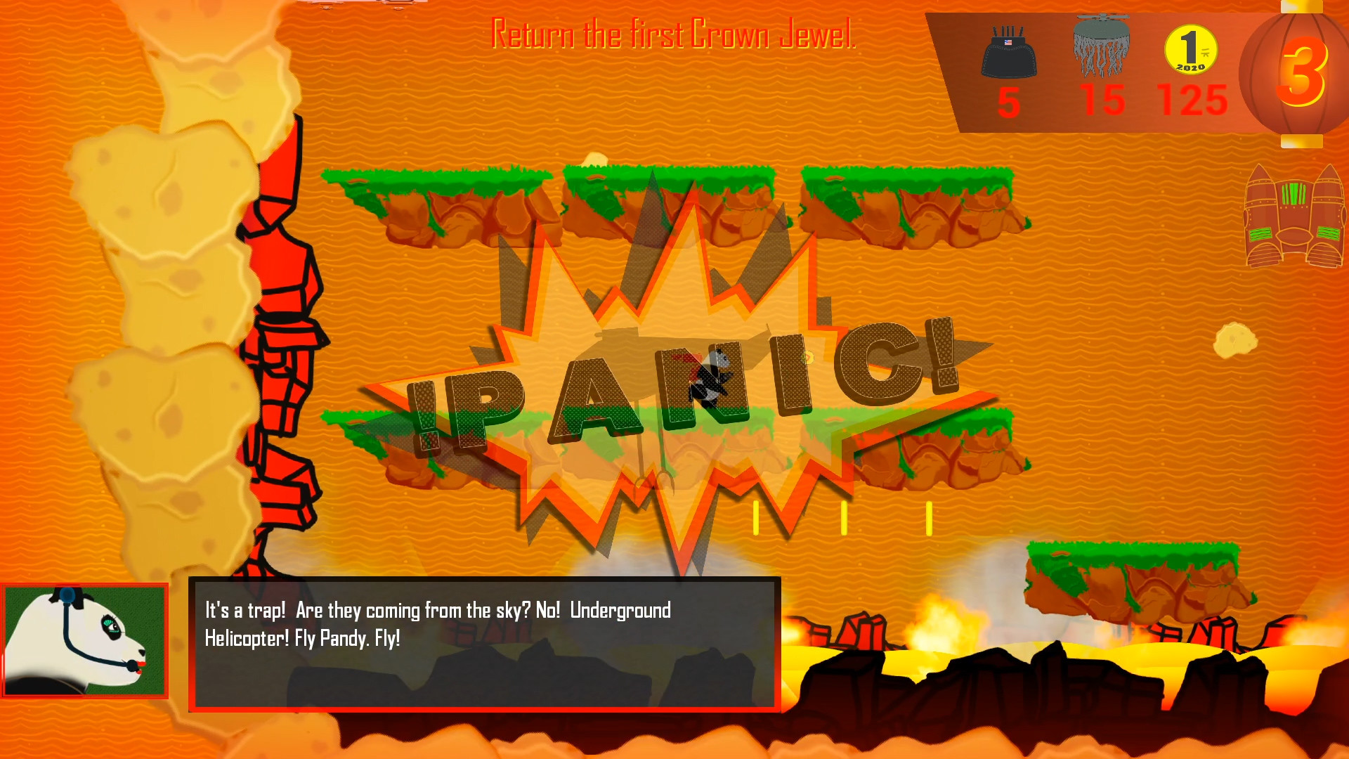 Rocket Panda Panic