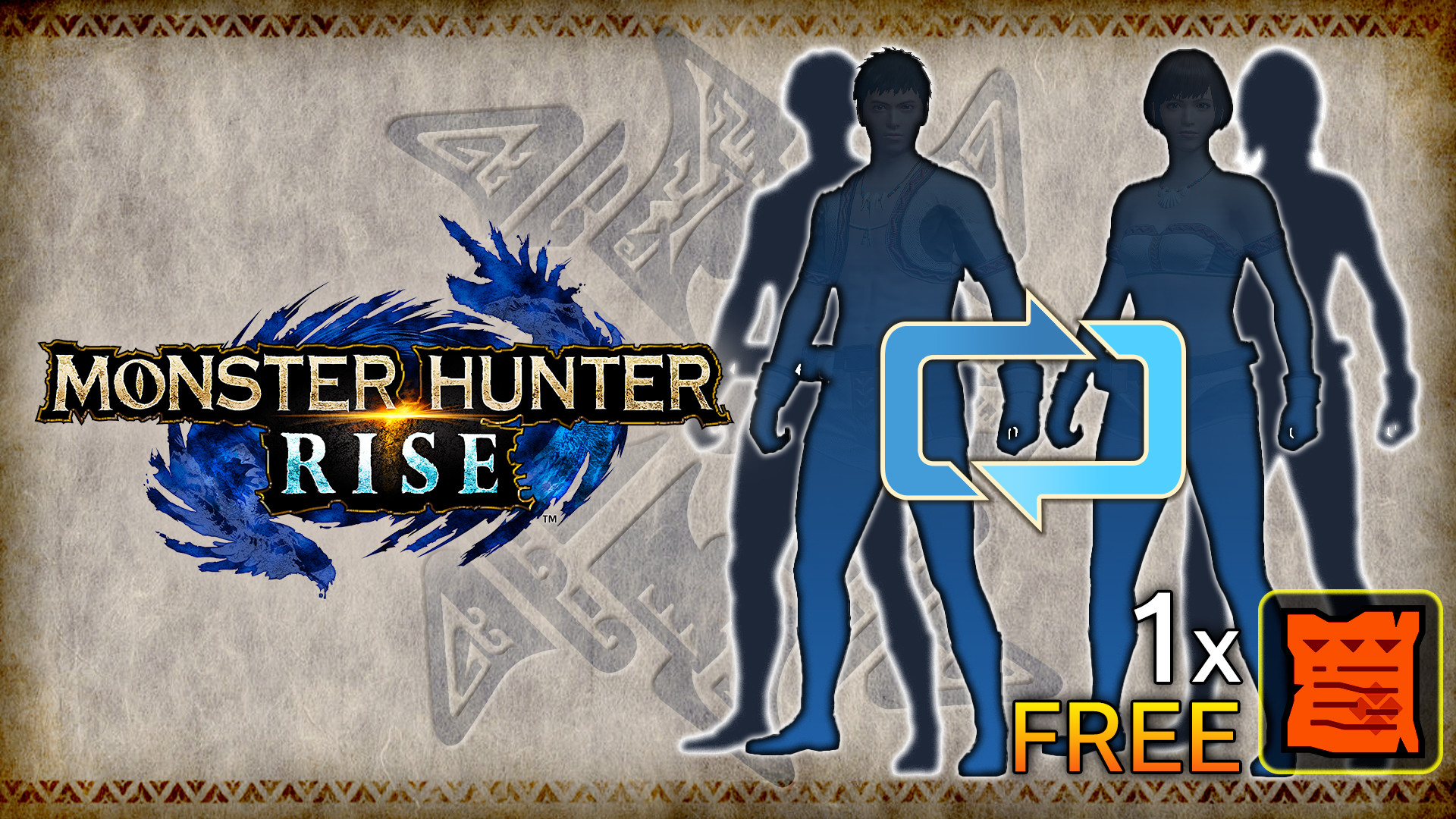 MONSTER HUNTER RISE - One Character Edit Voucher (Free)