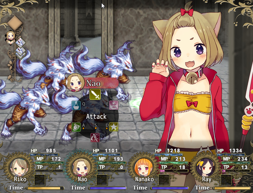 Magical girl's labyrinth