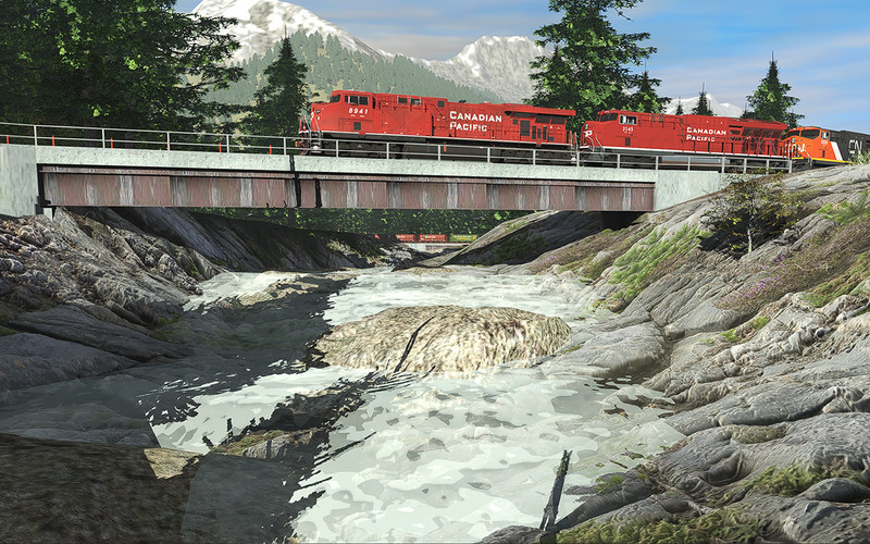 Trainz Plus DLC - Canadian Rocky Mountains Ottertail to Castle Jct