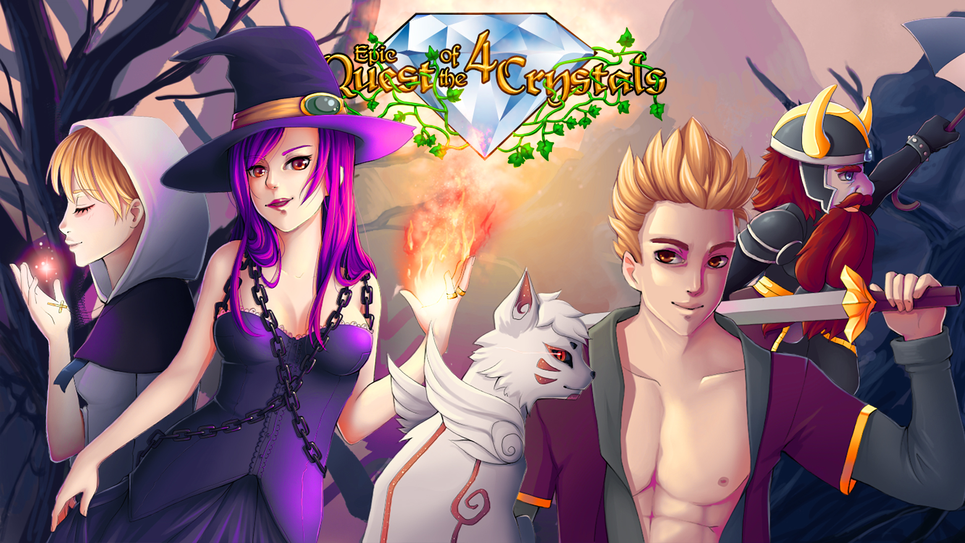 Epic Quest of the 4 Crystals