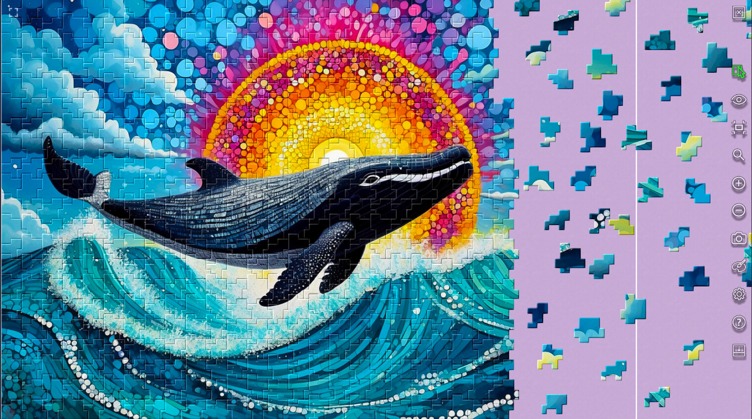 Master of Pieces © Jigsaw Puzzle DLC - Dot Painting