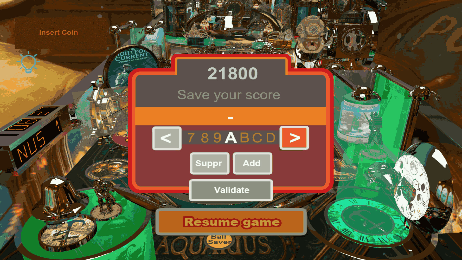 Aquarius Pinball