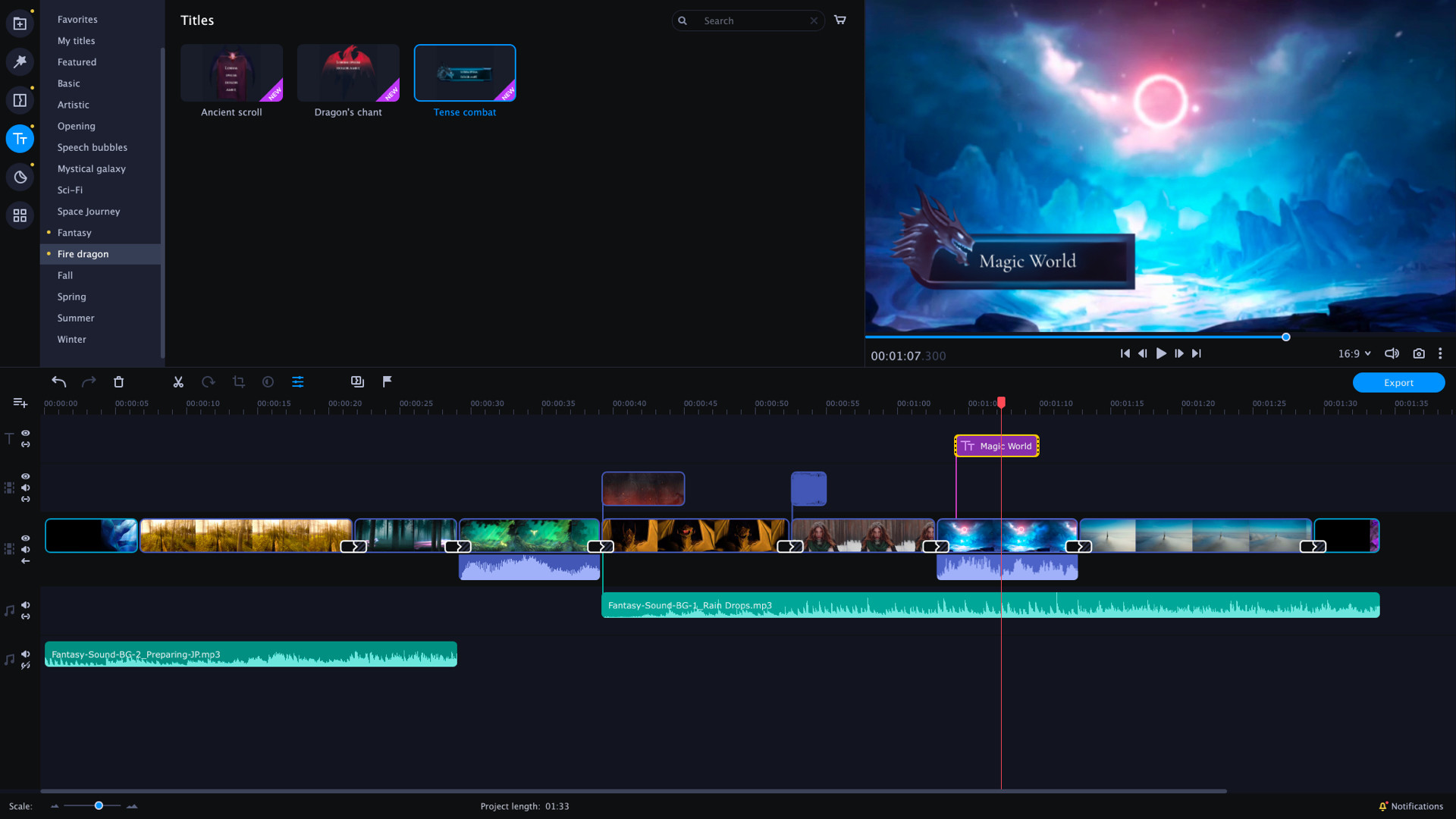 Movavi Video Suite 2022 - Magic World Set