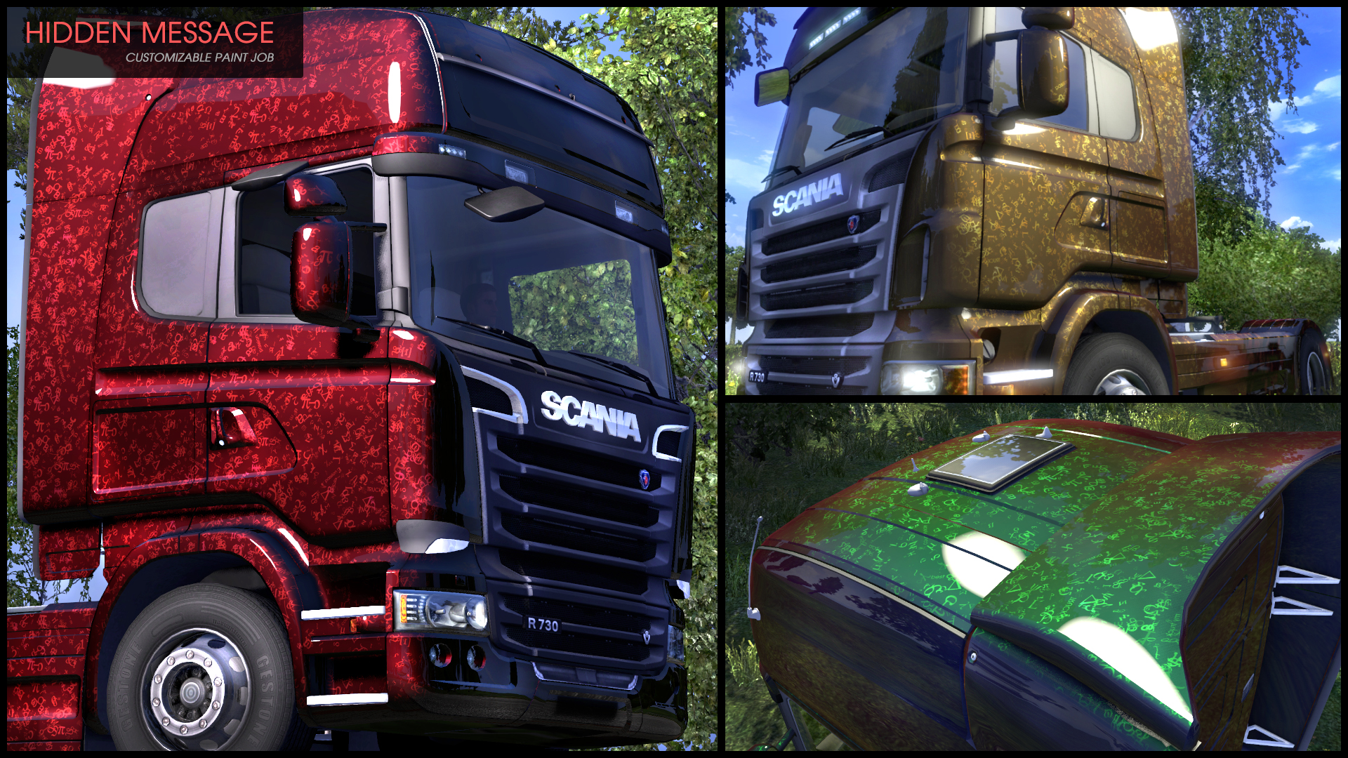 Euro Truck Simulator 2 - Flip Paint Designs
