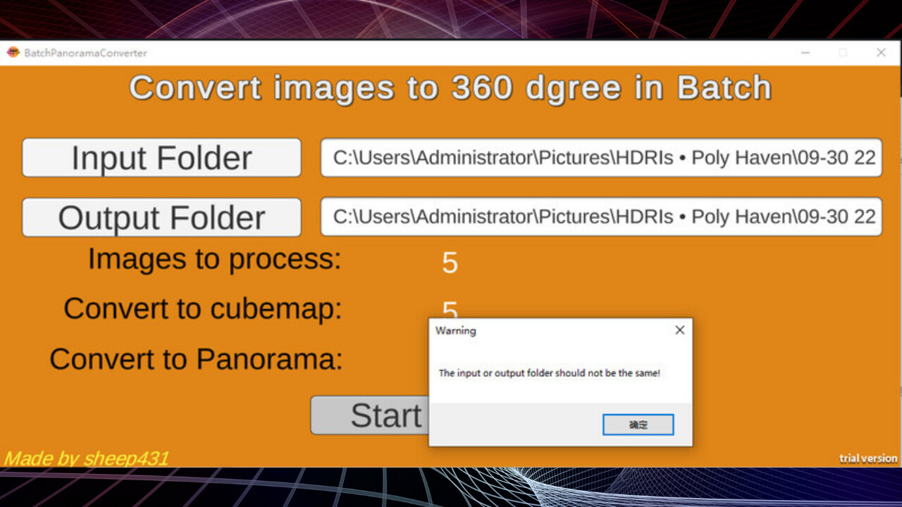 VR Image Batch Converter