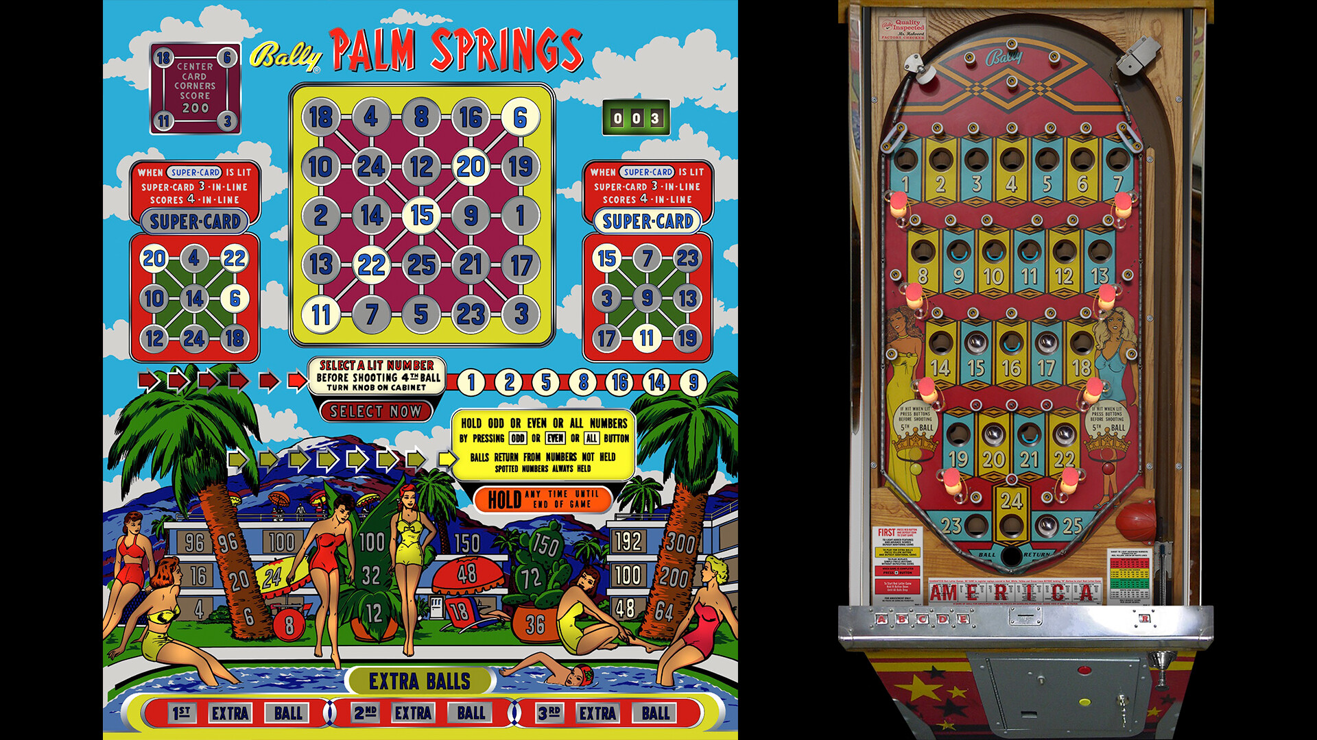 Bingo Pinball Gameroom - Bally Palm Springs