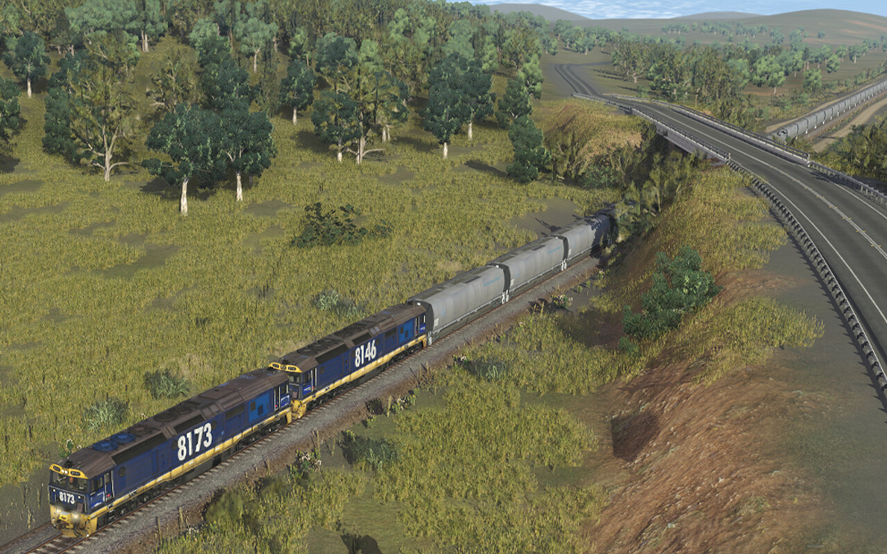 Trainz Plus DLC - NSW 81 Class Freight Corp, Freight Rail Pack