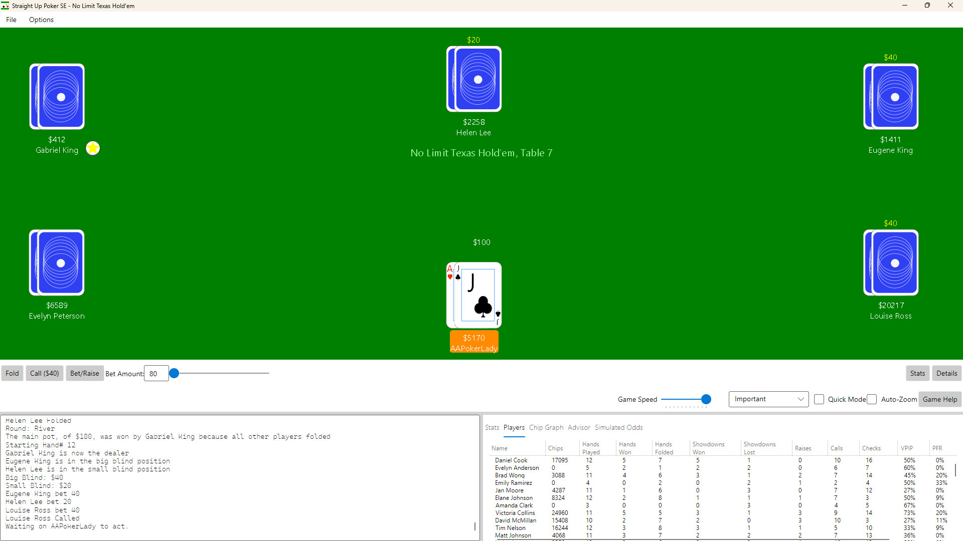 Straight Up Poker SE