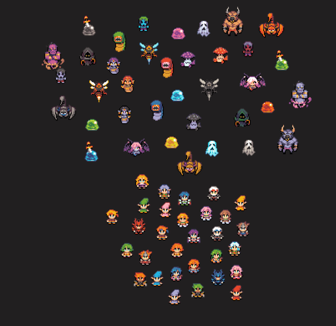 RPG Maker MZ - Super Retro World - Character Pack