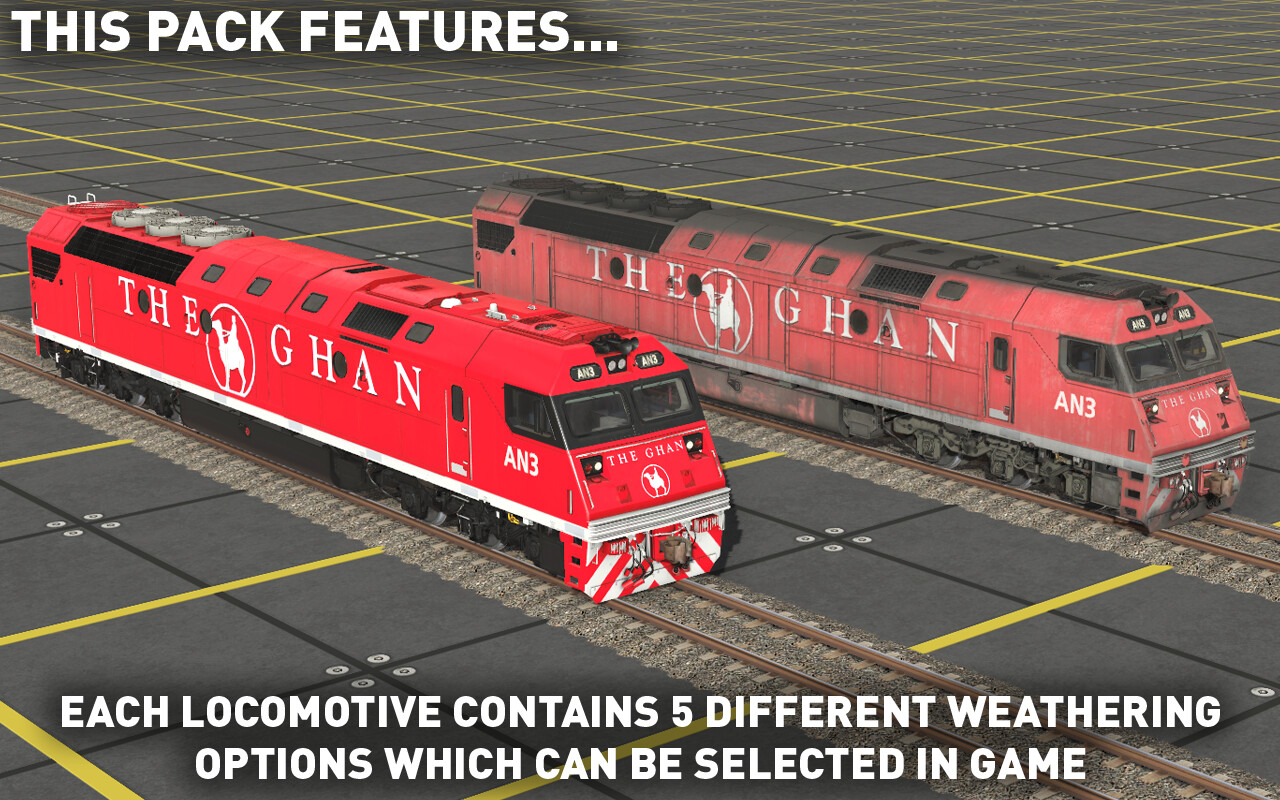 Trainz Plus DLC - SA AN Class - The Ghan