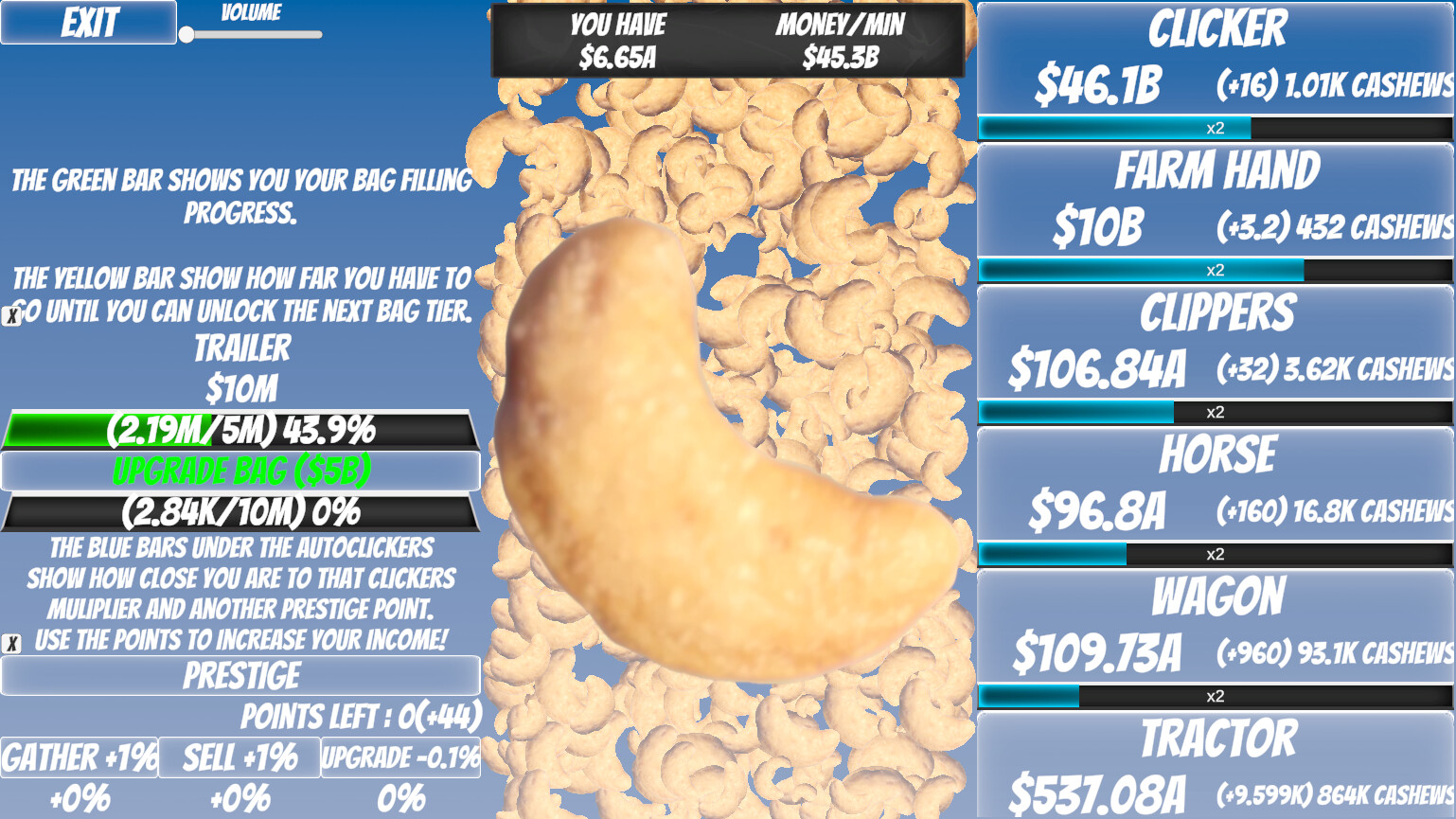 Cashew Clicker