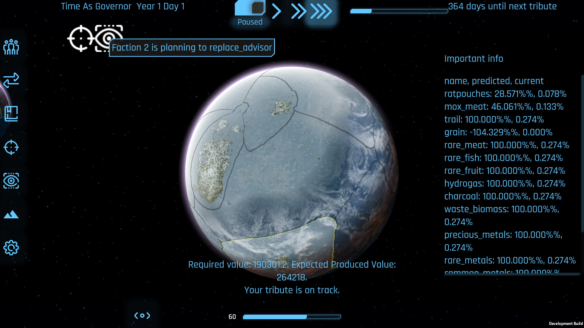 Planetary Governor