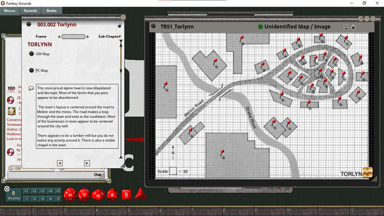 Fantasy Grounds - D&D Classics: Thunder Rift Basic (2E)