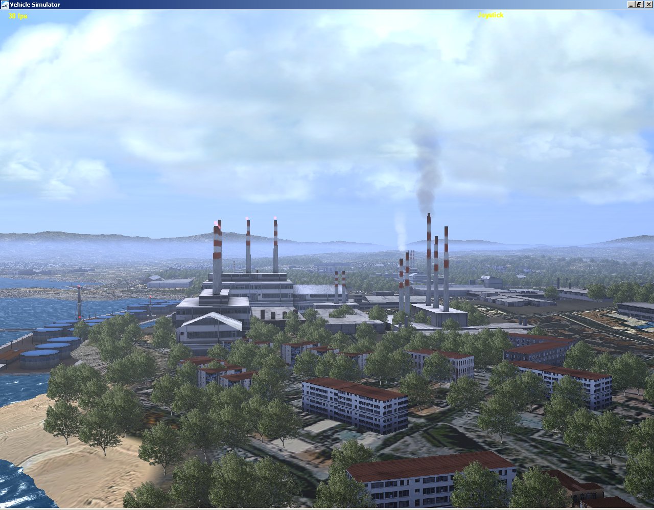 Vehicle Simulator - South West Europe Scenery