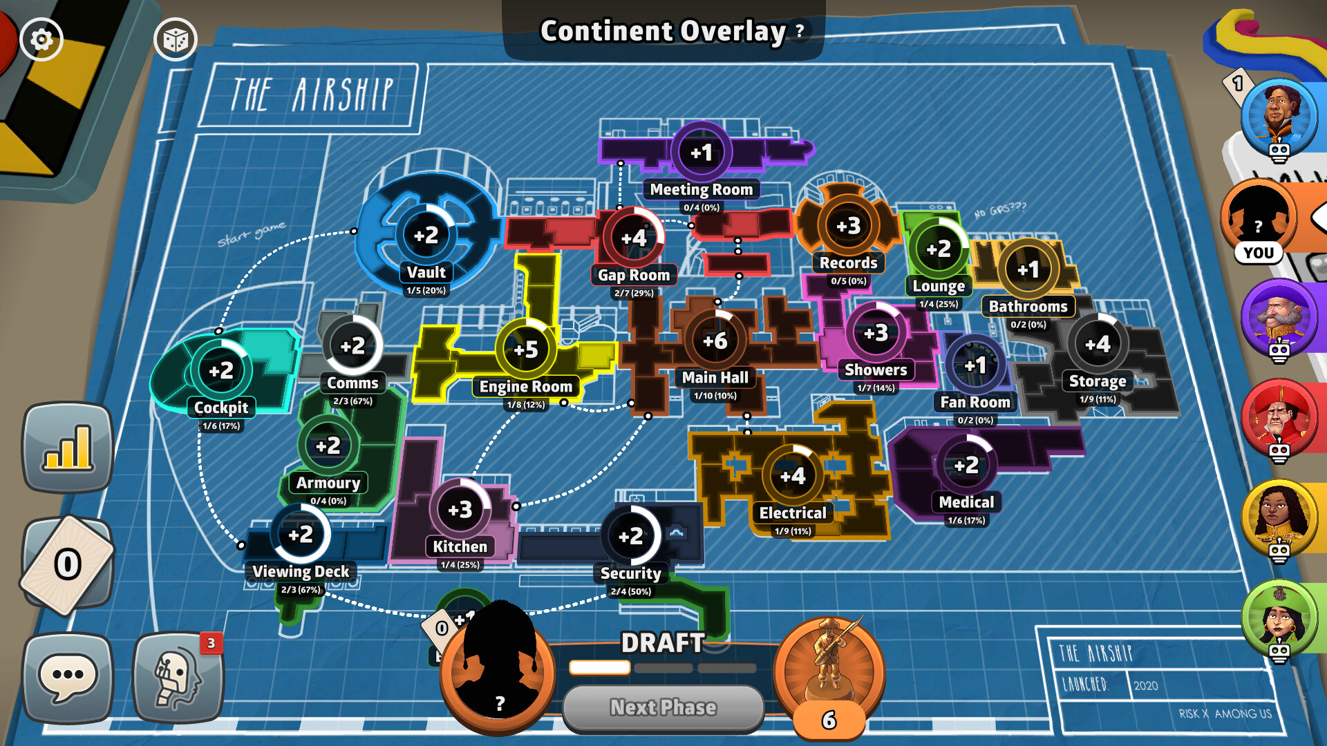 RISK: Global Domination - Among Us Map Pack
