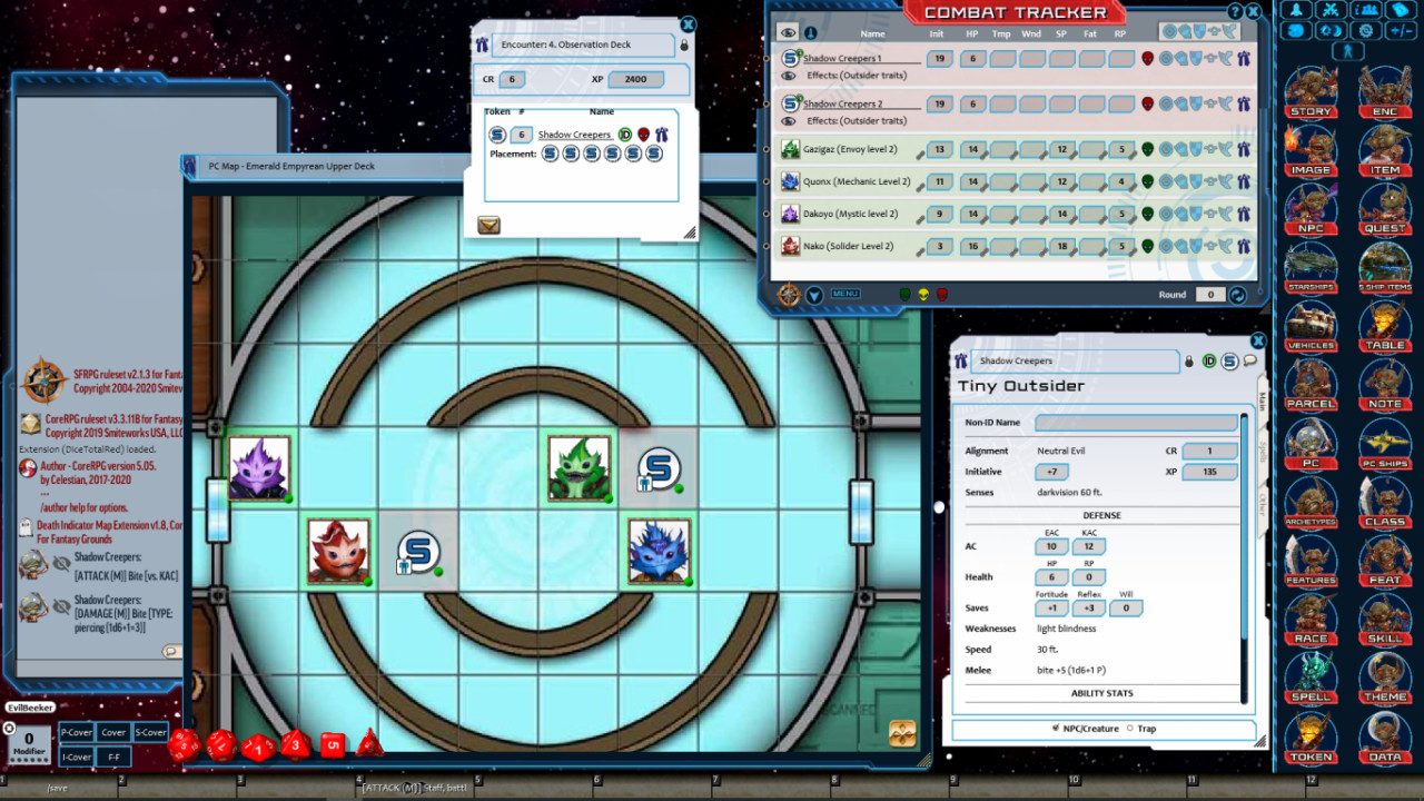Fantasy Grounds - Starfinder RPG - Starfinder Skitter Shot