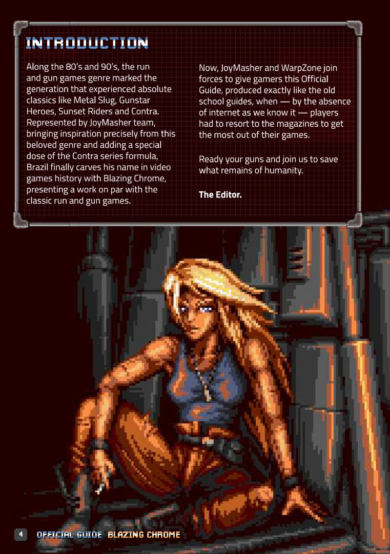 Blazing Chrome - Official Game Guide