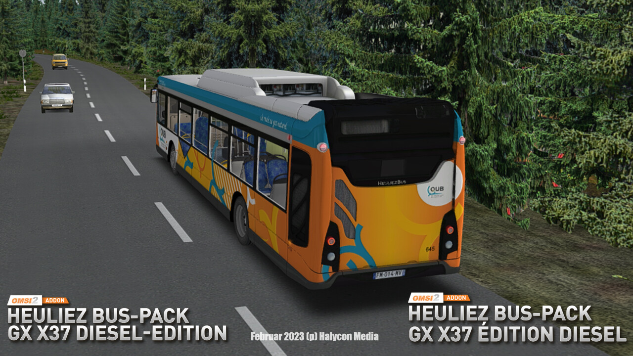 OMSI 2 Add-on Heuliez Bus Pack GX x37 Diesel Edition