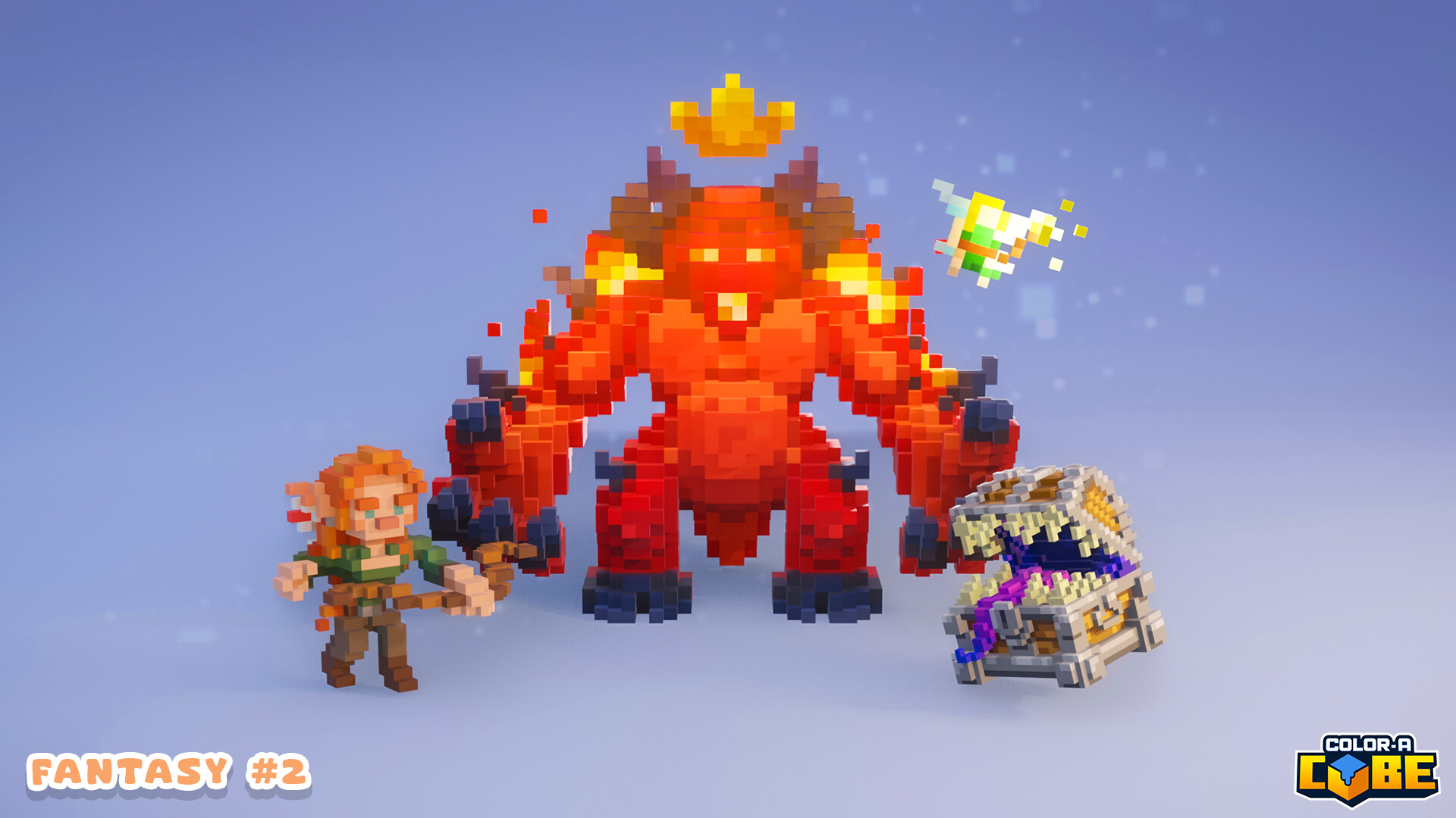 Color a Cube - Fantasy Pack #2