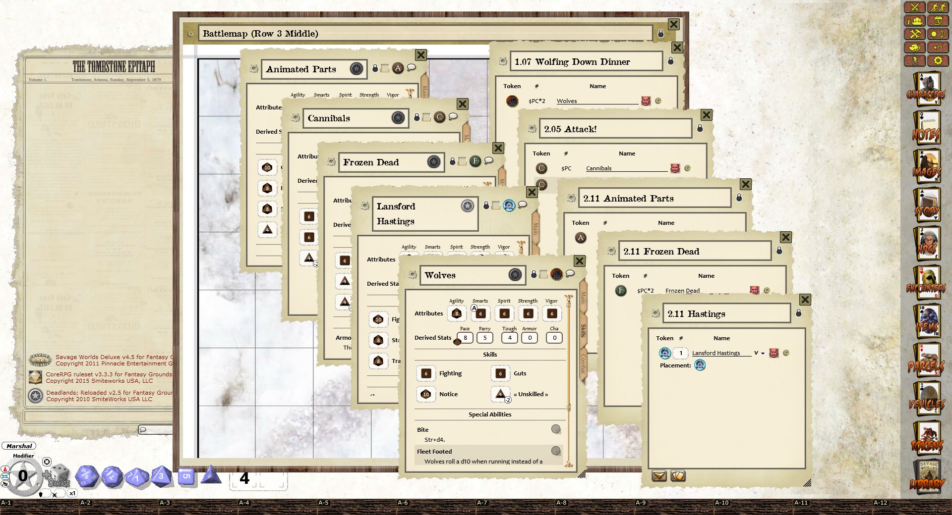 Fantasy Grounds - Deadlands Reloaded: Guess Who's Coming to Donner? (Savage Worlds)