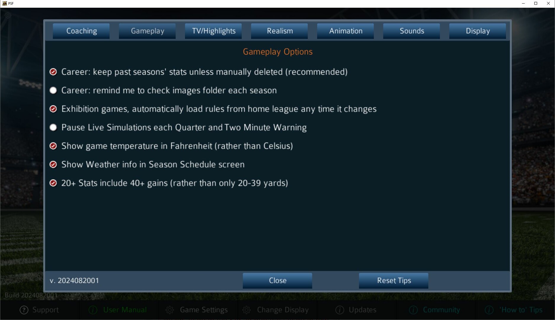 Pro Strategy Football 2024